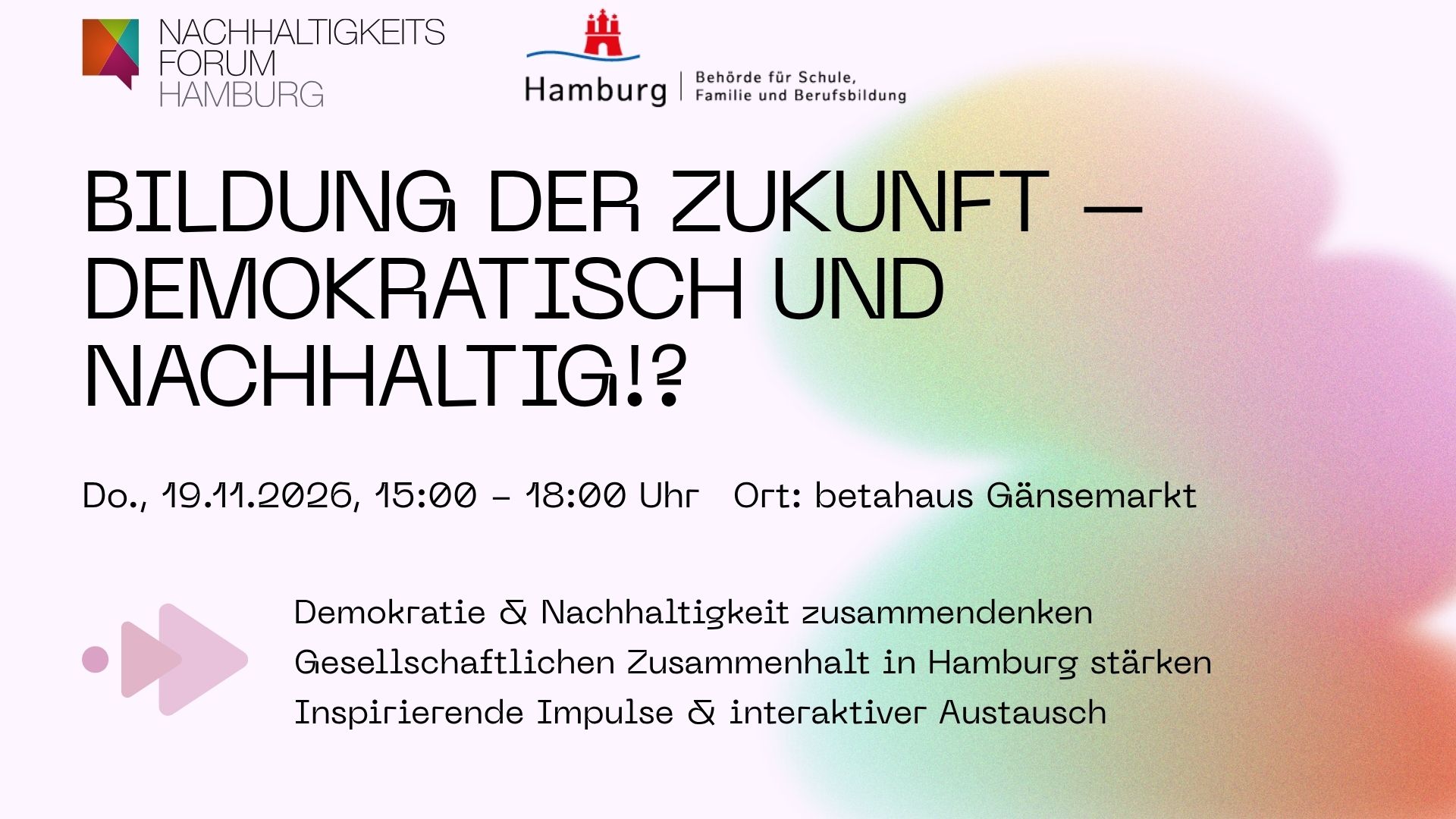 „Bildung der Zukunft – demokratisch und nachhaltig!?“