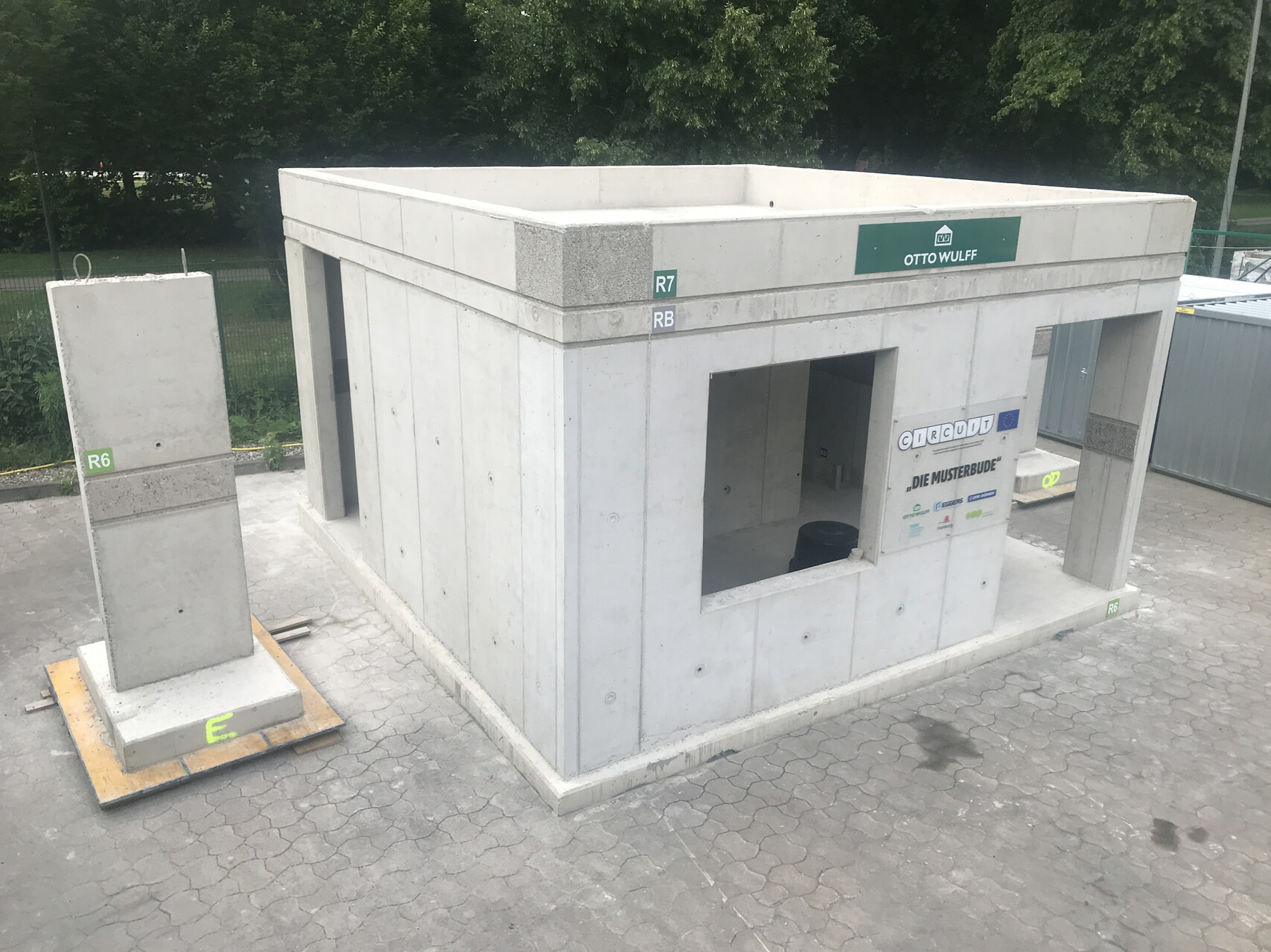 „Zirkuläres Bauen in Hamburg“ – Einsatz von Recycling-Beton und „Musterbude“